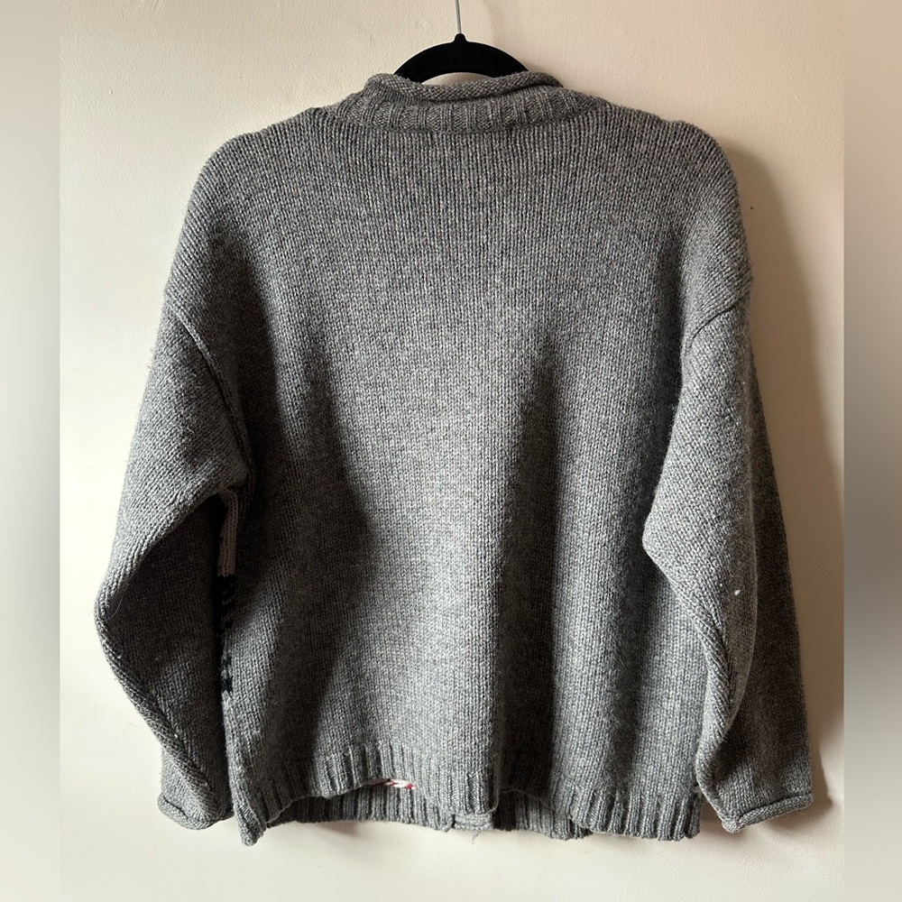 Eddie Bauer 100% Wool Patchwork Rabbit Design But… - image 4